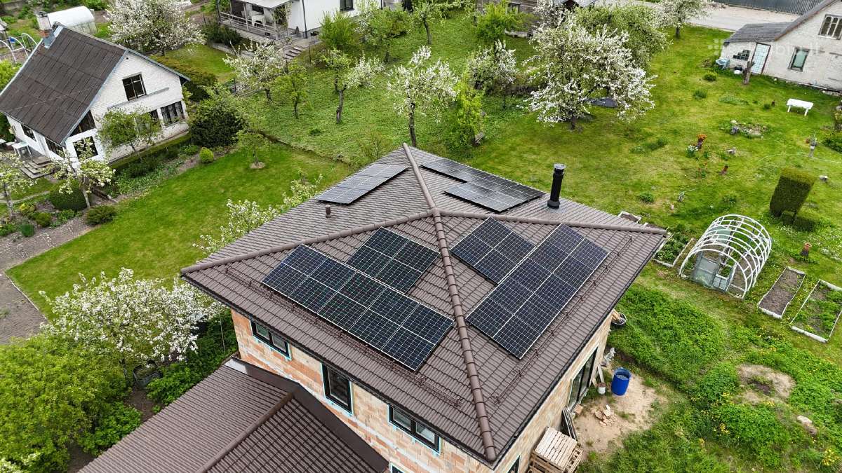 Saulės elektrinių montavimas - nuotraukos Nr. 12