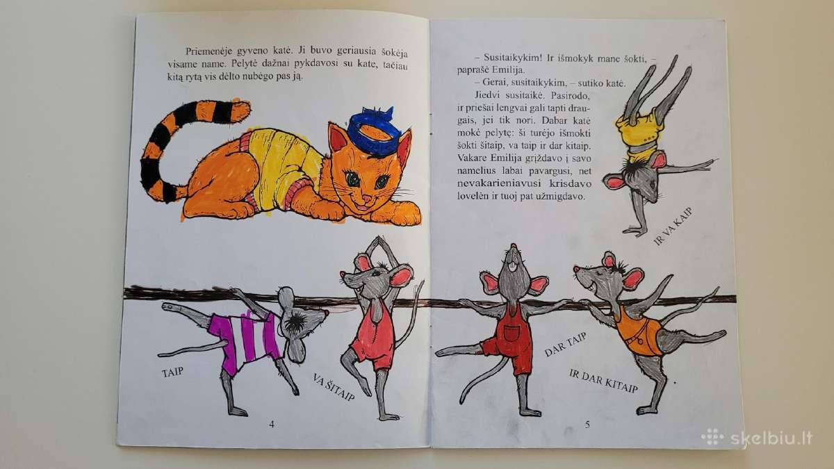 Knygelė vaikams Kaip pelytė tapo balerina - nuotraukos Nr. 3