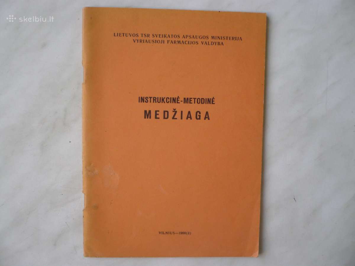 Instrukcinė - Metodinė Medžiaga