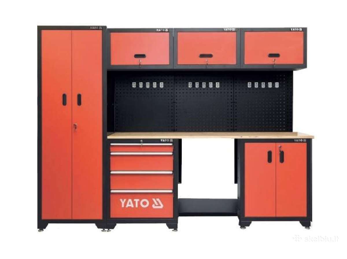 Dirbtuvės baldų komplektas Yato 3 variantai