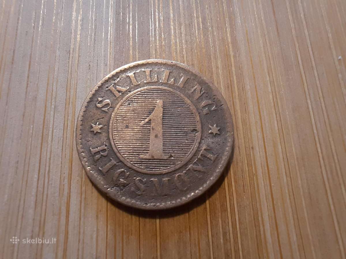 1 skilling 1856 Rigsmont - Danija