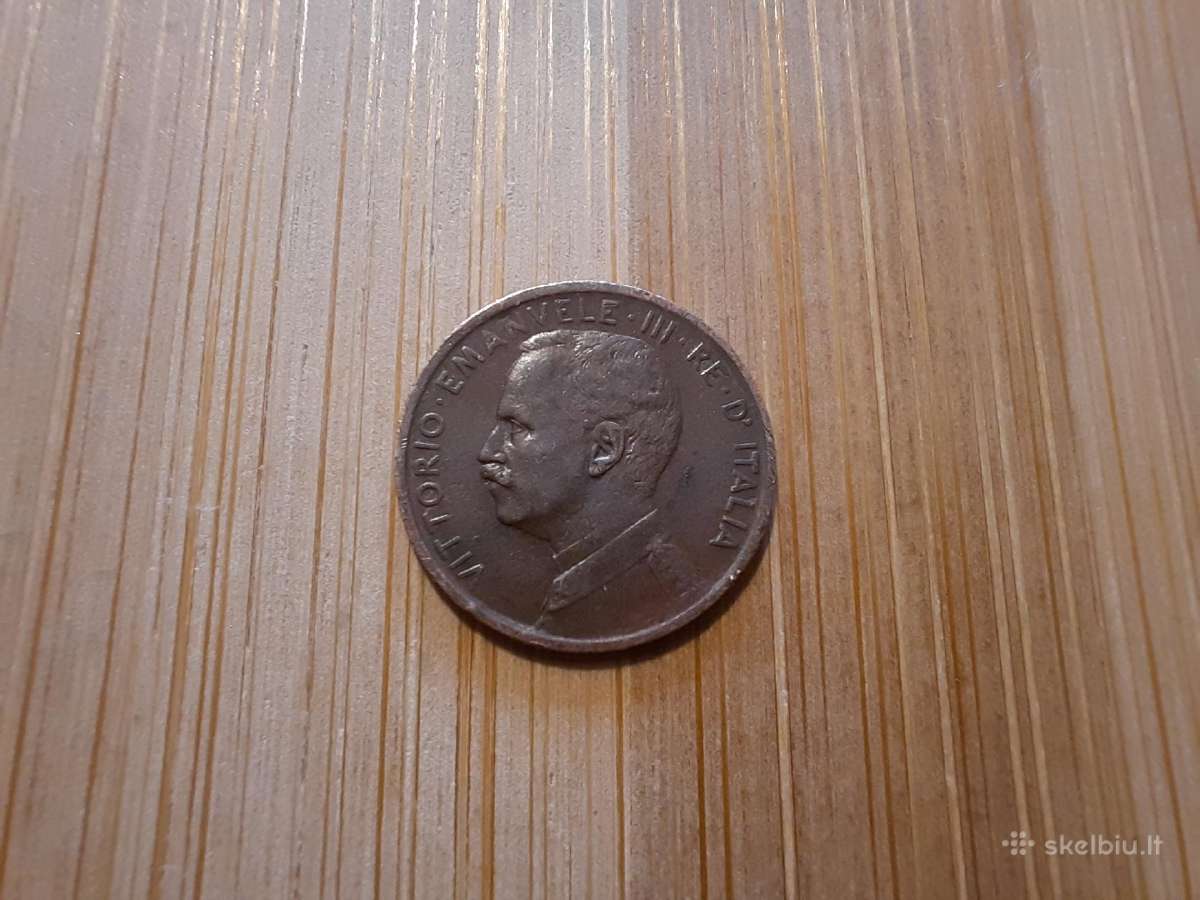 1 centas 1914 - Italija