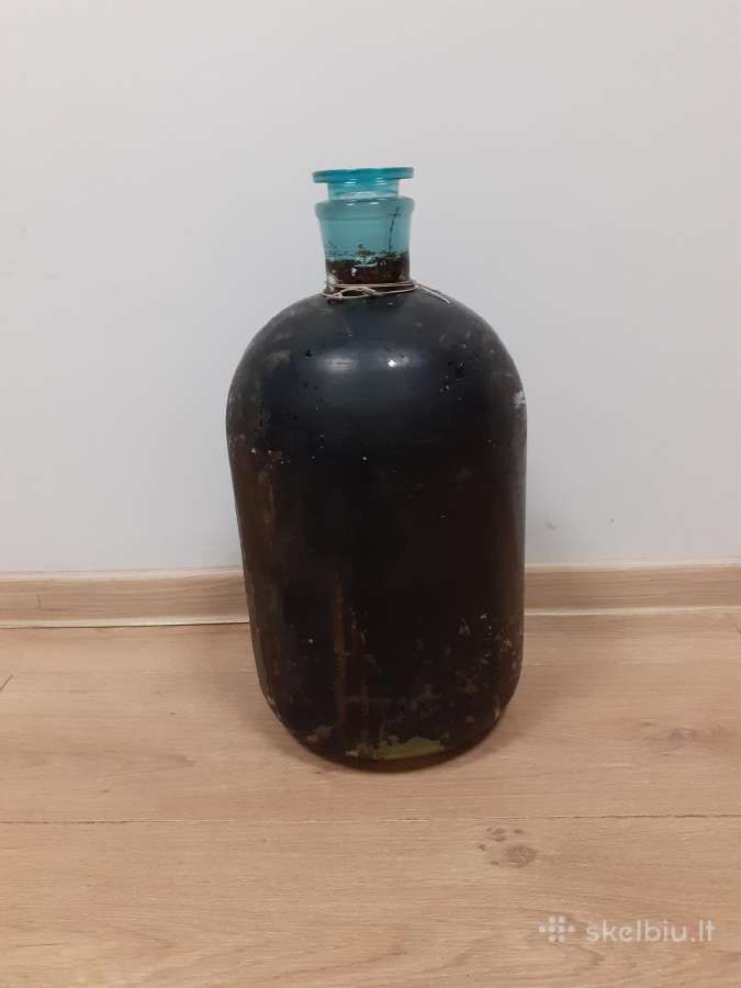 10l stiklinis indas su slifiniu kamsciu