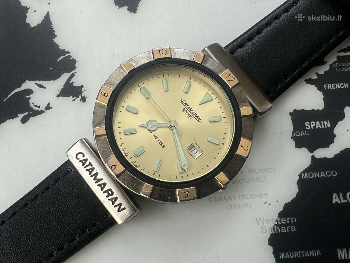 Catamaran, Swatch chronografas, Casio illuminator - nuotraukos Nr. 3