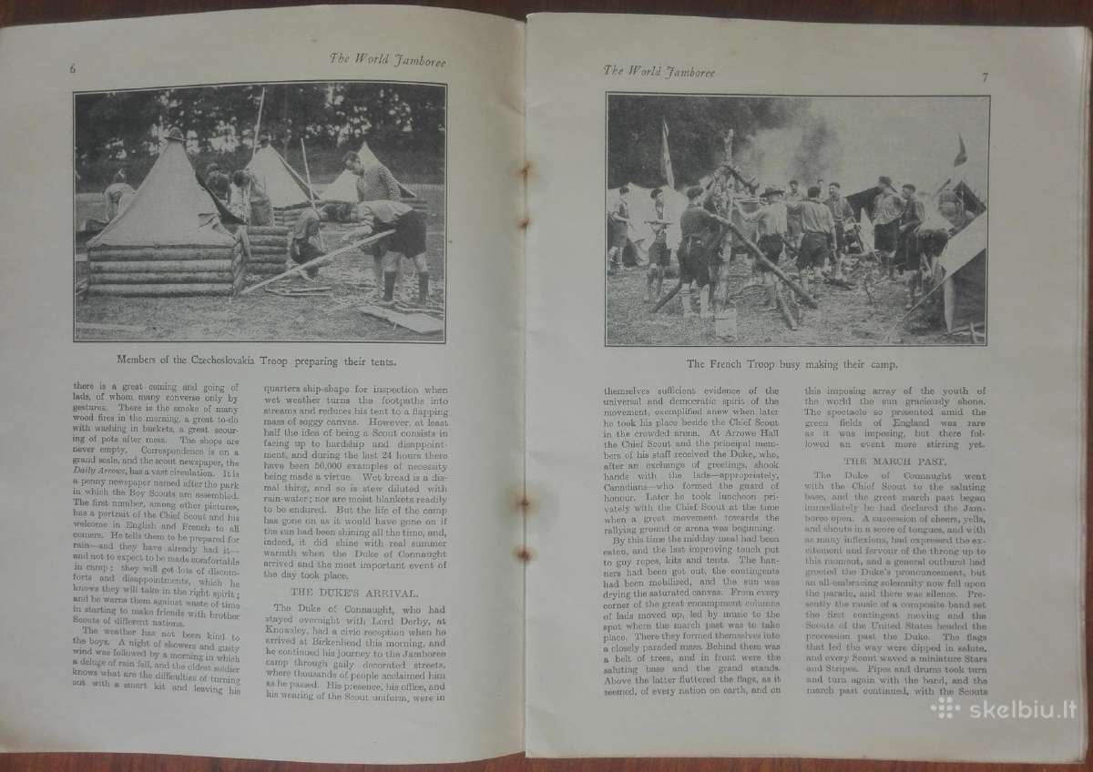 1530. The World Jamboree Of Boj Scouts 1929 m. - nuotraukos Nr. 7