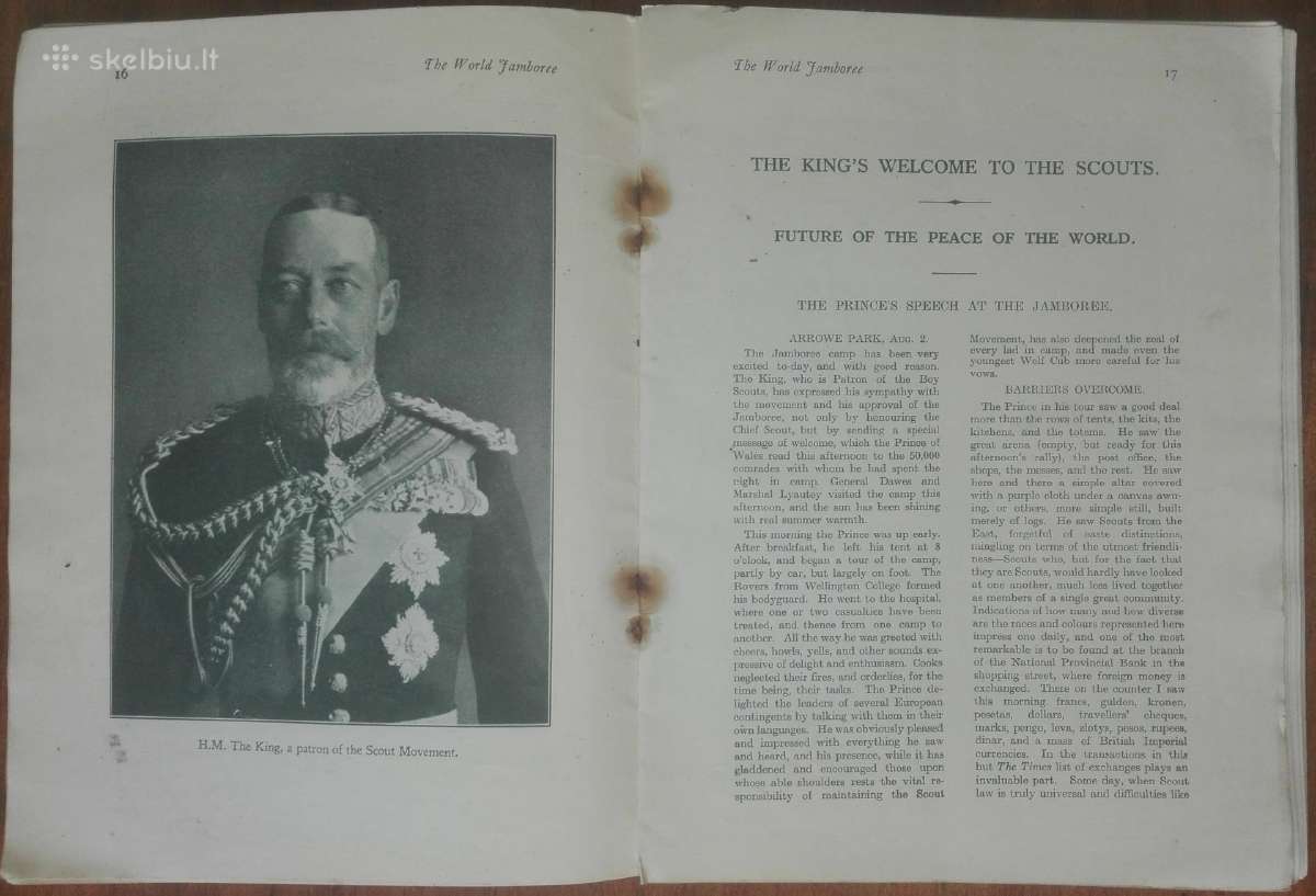 1530. The World Jamboree Of Boj Scouts 1929 m. - nuotraukos Nr. 9