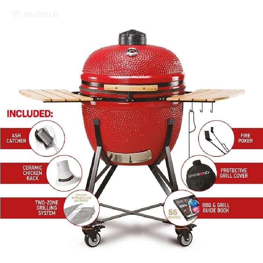 Kamado bono grande 59cm kepsninė nauja - nuotraukos Nr. 8