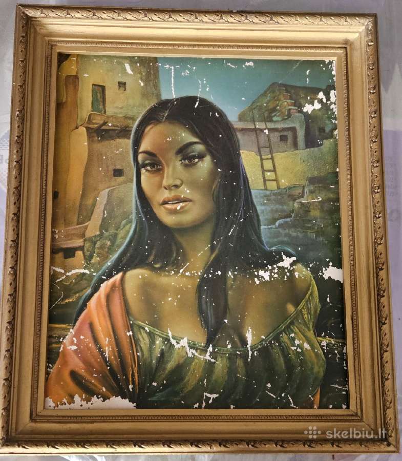 Paveikslas rėmintas 67x56cm