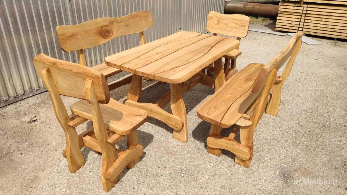 Ąžuolo, klevo uosio baldai, suolai - nuotraukos Nr. 21
