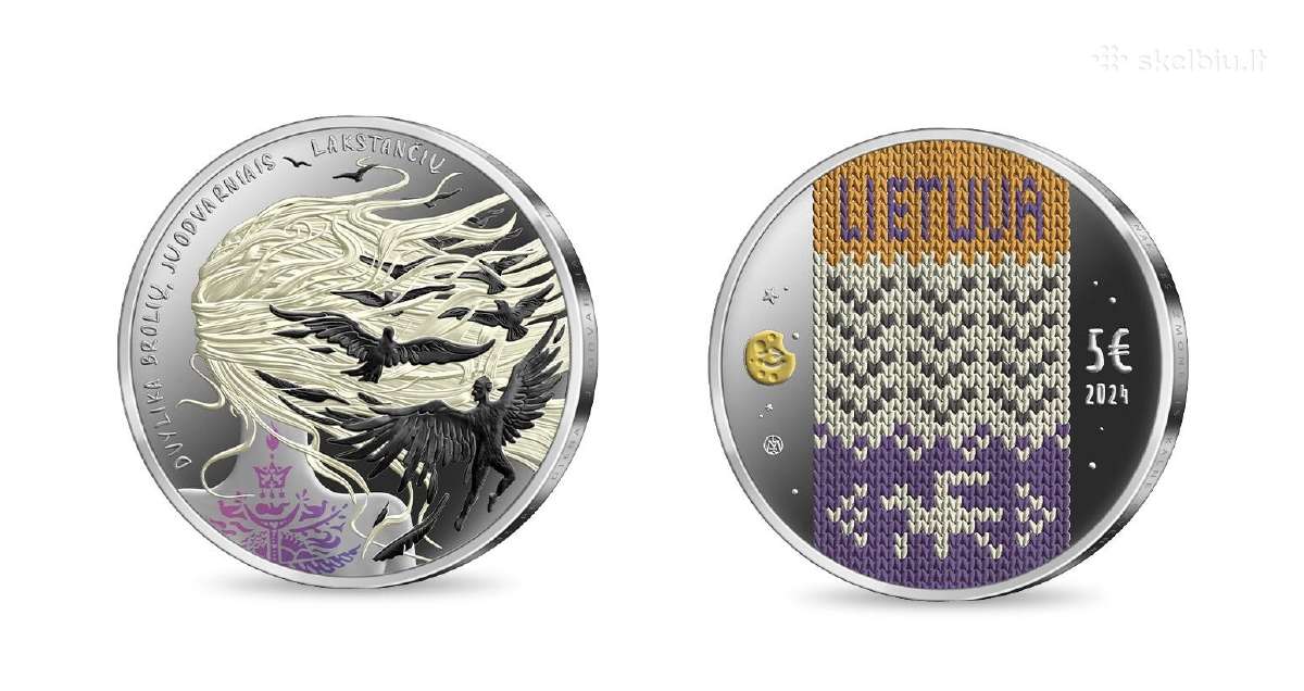 1,5€ ir 5€ Dvylika brolių, juodvarniais lakstančių - nuotraukos Nr. 2