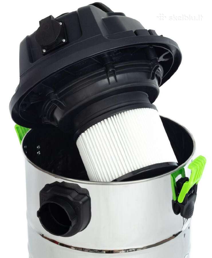 Šlapio ir sauso valymo siurblys Wuber 30 L 1600 W - nuotraukos Nr. 10