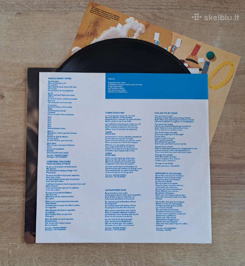 Vinilinė plokštelė Lio - nuotraukos Nr. 7