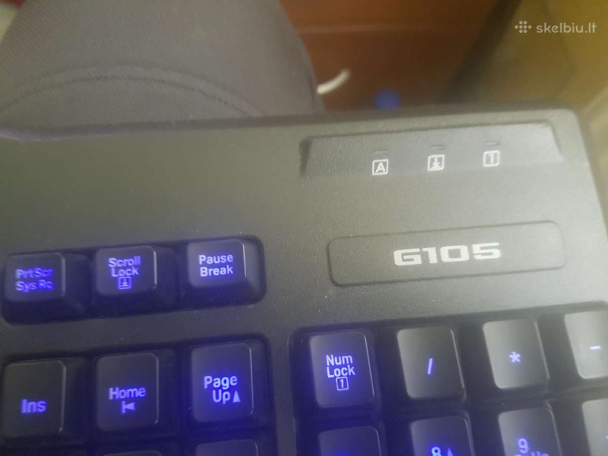 Logitech g105 klaviatūra žaidimams.nauja - nuotraukos Nr. 2