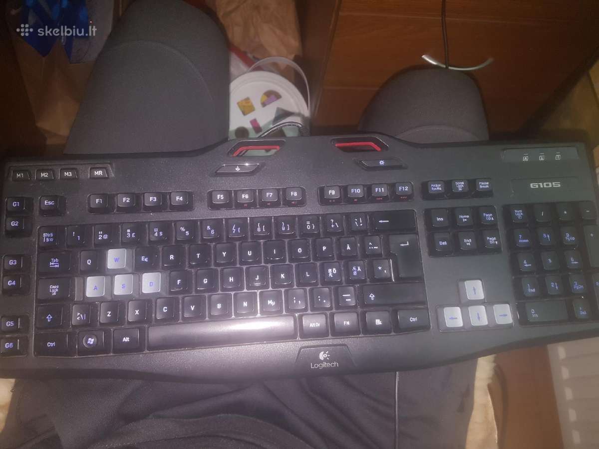 Logitech g105 klaviatūra žaidimams.nauja - nuotraukos Nr. 5