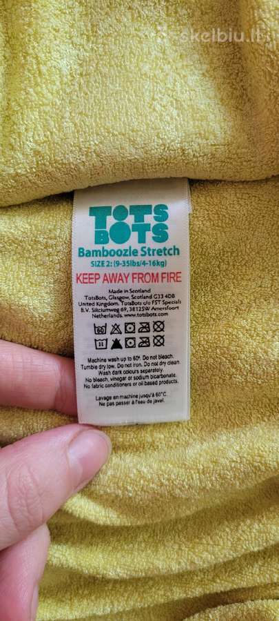 Tots Bots daugkartinės sauskelnės