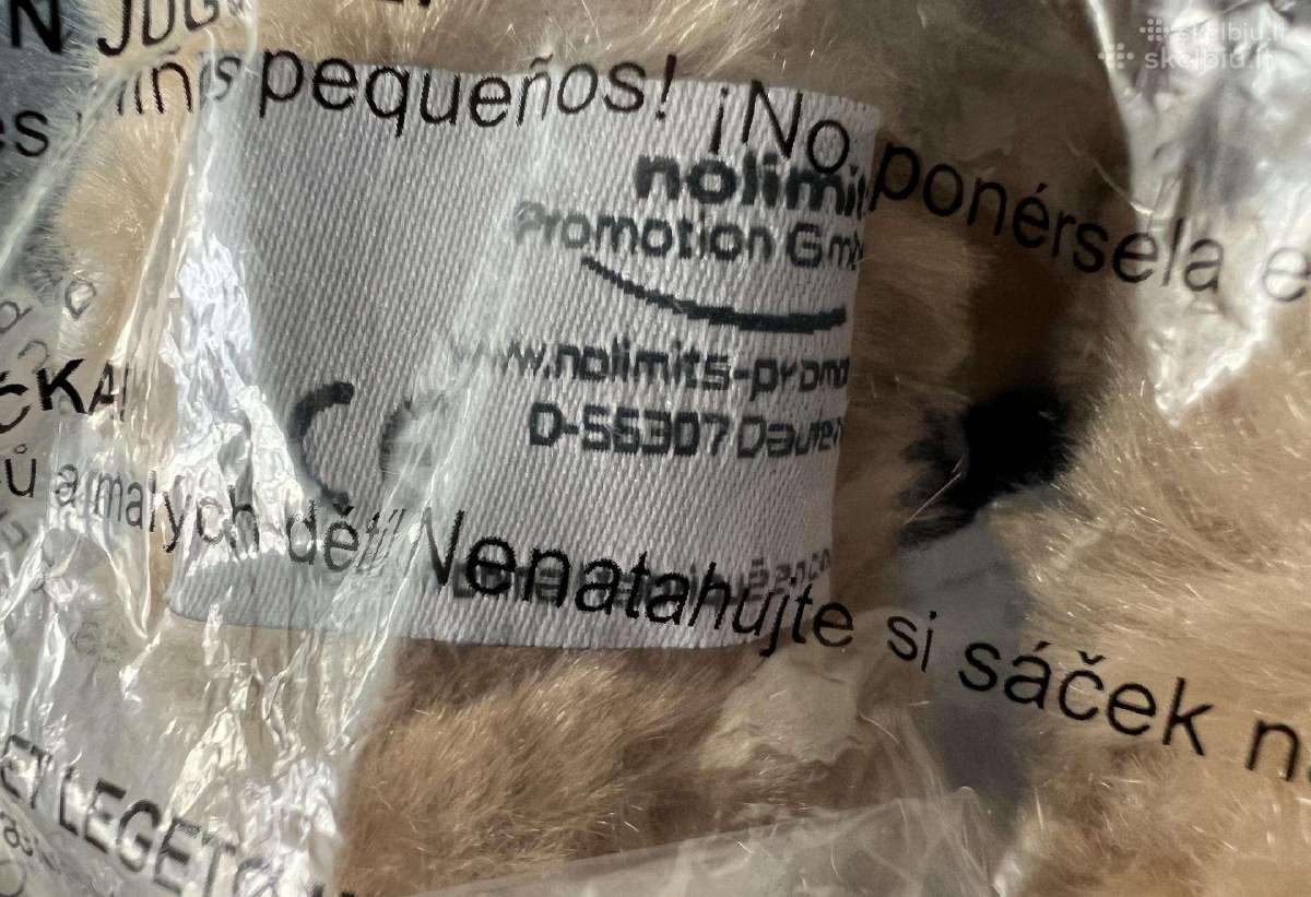 Originalūs meškiukai Teddy su skirtinga apranga - nuotraukos Nr. 3