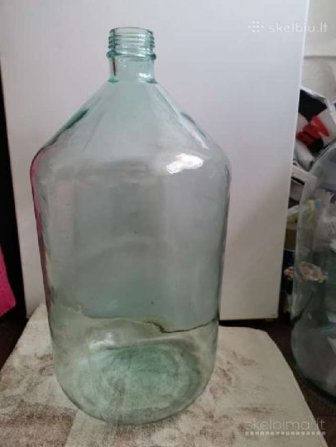 Vintažinis 20 ltr stiklainis