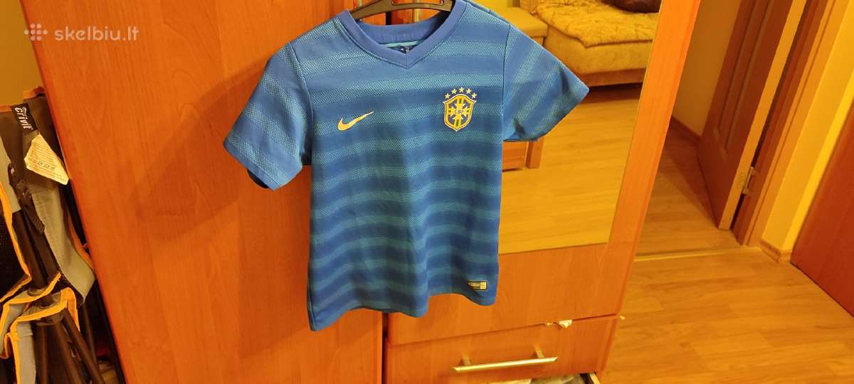 Nike Brazilijos futbolo vaikiški marškinėliai 7-8m