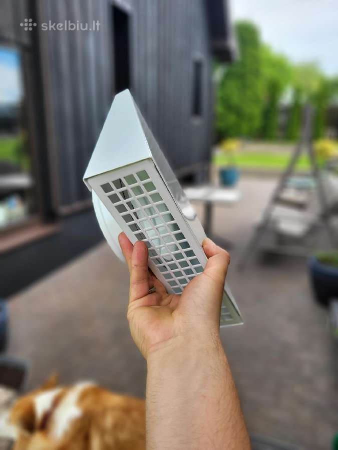 Lauko ventiliacijos grotelės dangtis 145mm vamzd. - nuotraukos Nr. 3