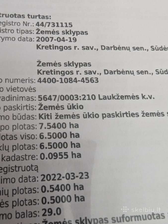 Žemės sklypas