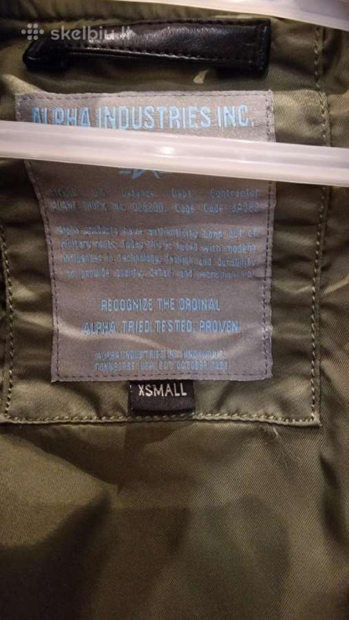 Vaikiška striukė Alpha Industries - nuotraukos Nr. 5