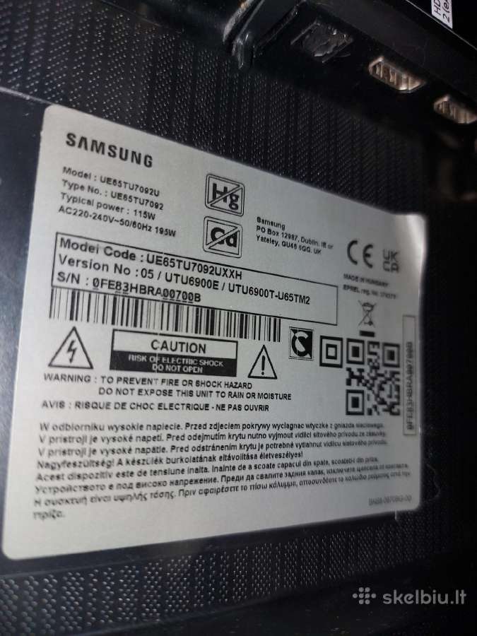 Samsung 65" - nuotraukos Nr. 2