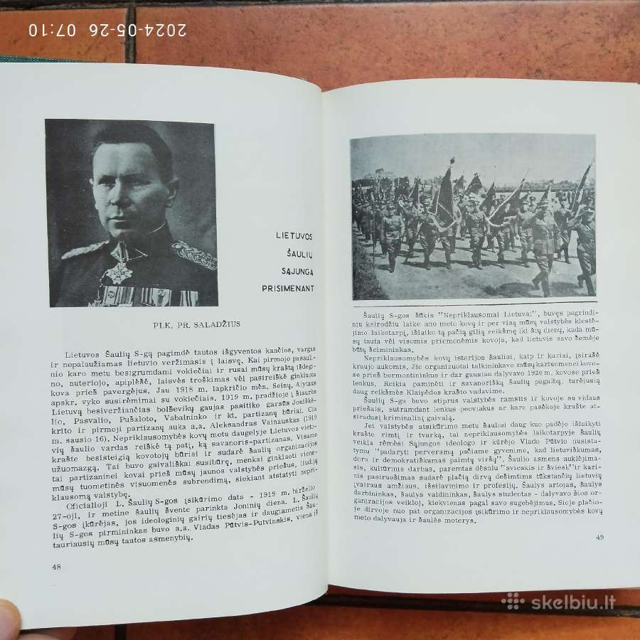 "Lietuvos Šaulių sąjungos istorija" Chicago 1965 m - nuotraukos Nr. 14