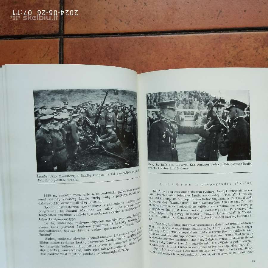 "Lietuvos Šaulių sąjungos istorija" Chicago 1965 m - nuotraukos Nr. 17