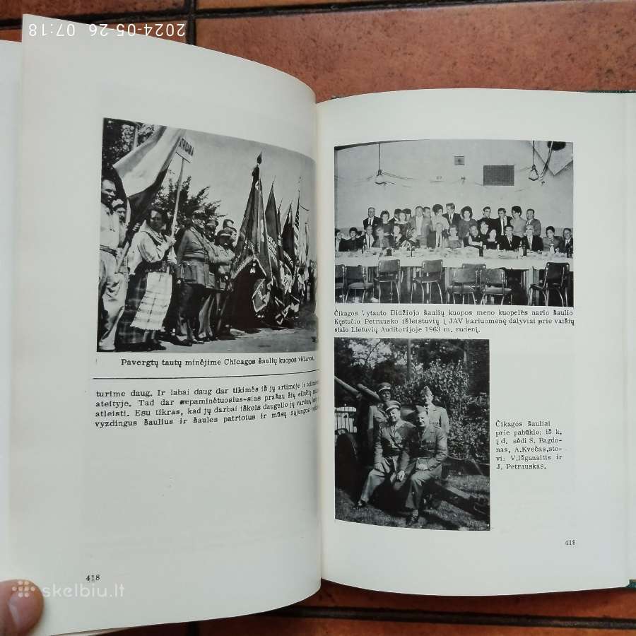 "Lietuvos Šaulių sąjungos istorija" Chicago 1965 m - nuotraukos Nr. 25