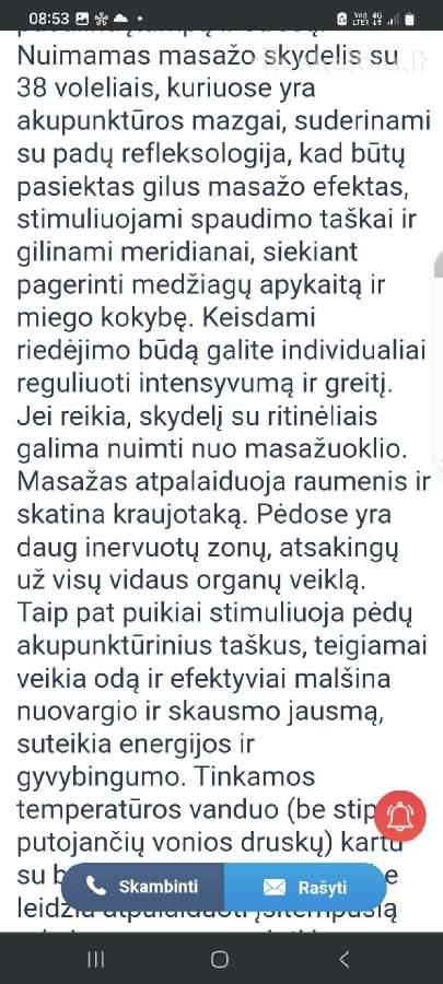 Parduodama masažinė kojų vonelė si infraraudonūjų - nuotraukos Nr. 5