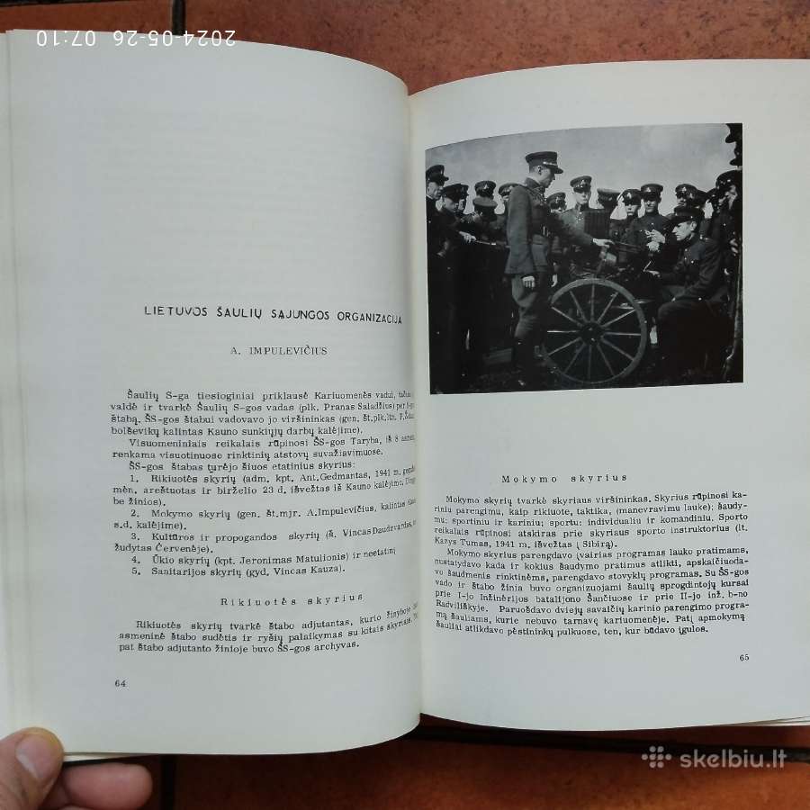 "Lietuvos Šaulių sąjungos istorija" Chicago 1965 m - nuotraukos Nr. 16