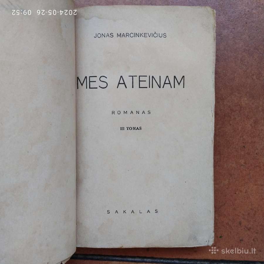 Jonas Marcinkevicius "Mes ateinam" III dalis 1936m - nuotraukos Nr. 4