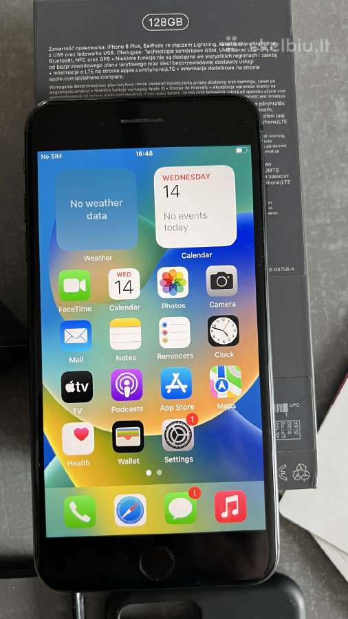iPhone 8 plus Space Grey 128gb