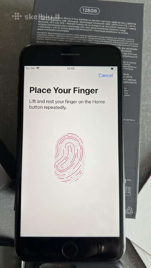 iPhone 8 plus Space Grey 128gb - nuotraukos Nr. 2