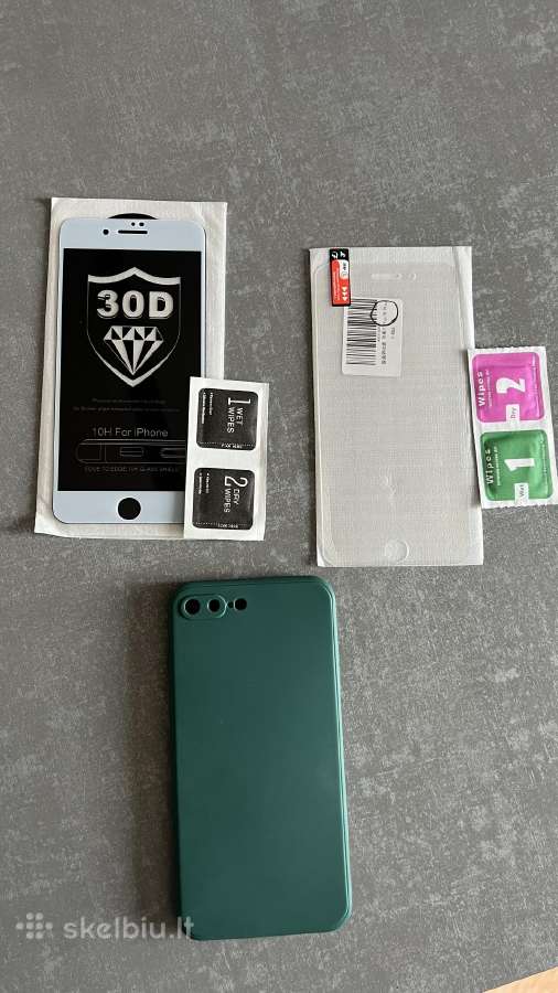 Apple iPhone 8 plus dėkliukai stikliukas