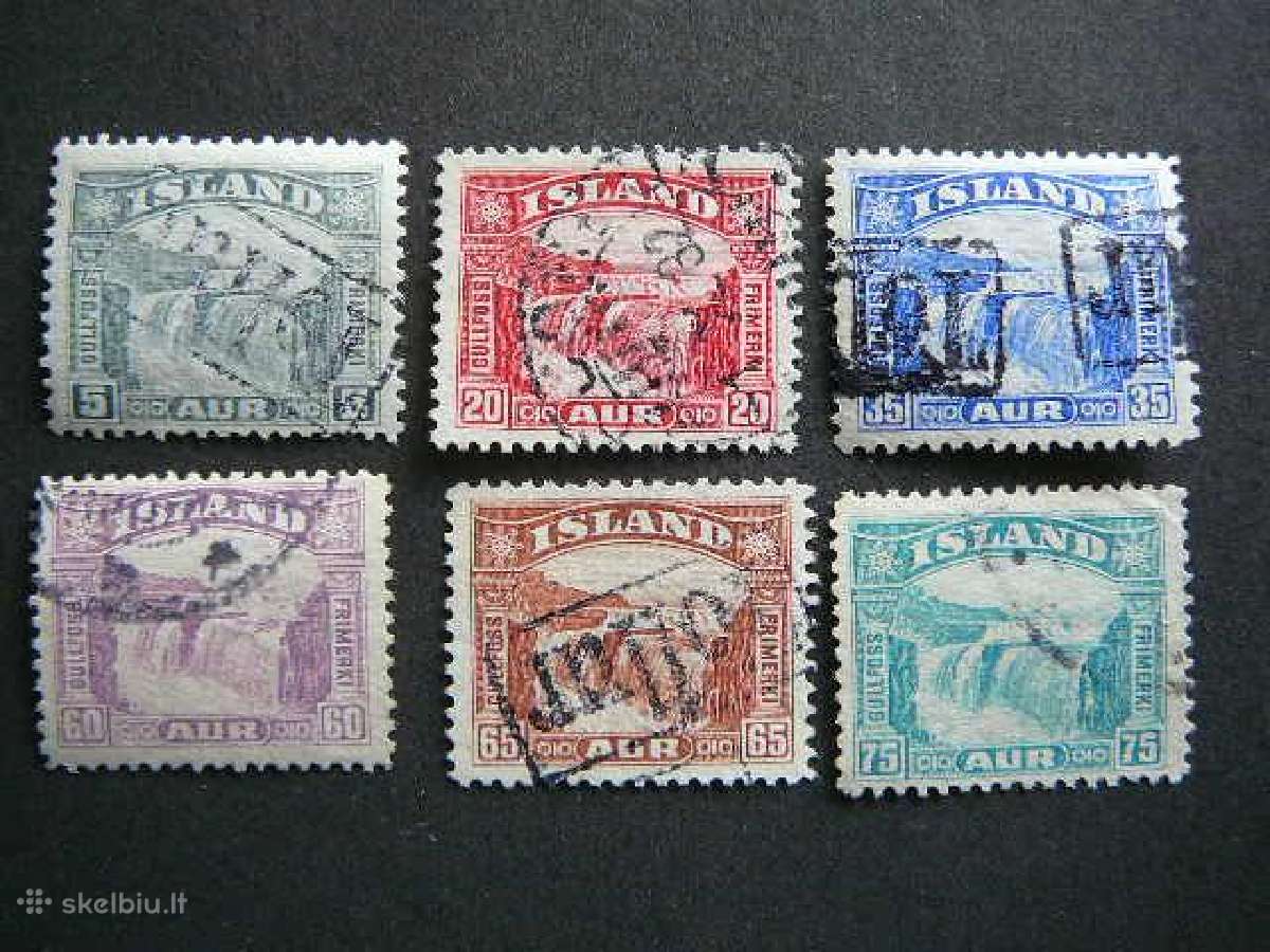 Kriokliai Islandija 1931 antsp. is150/5
