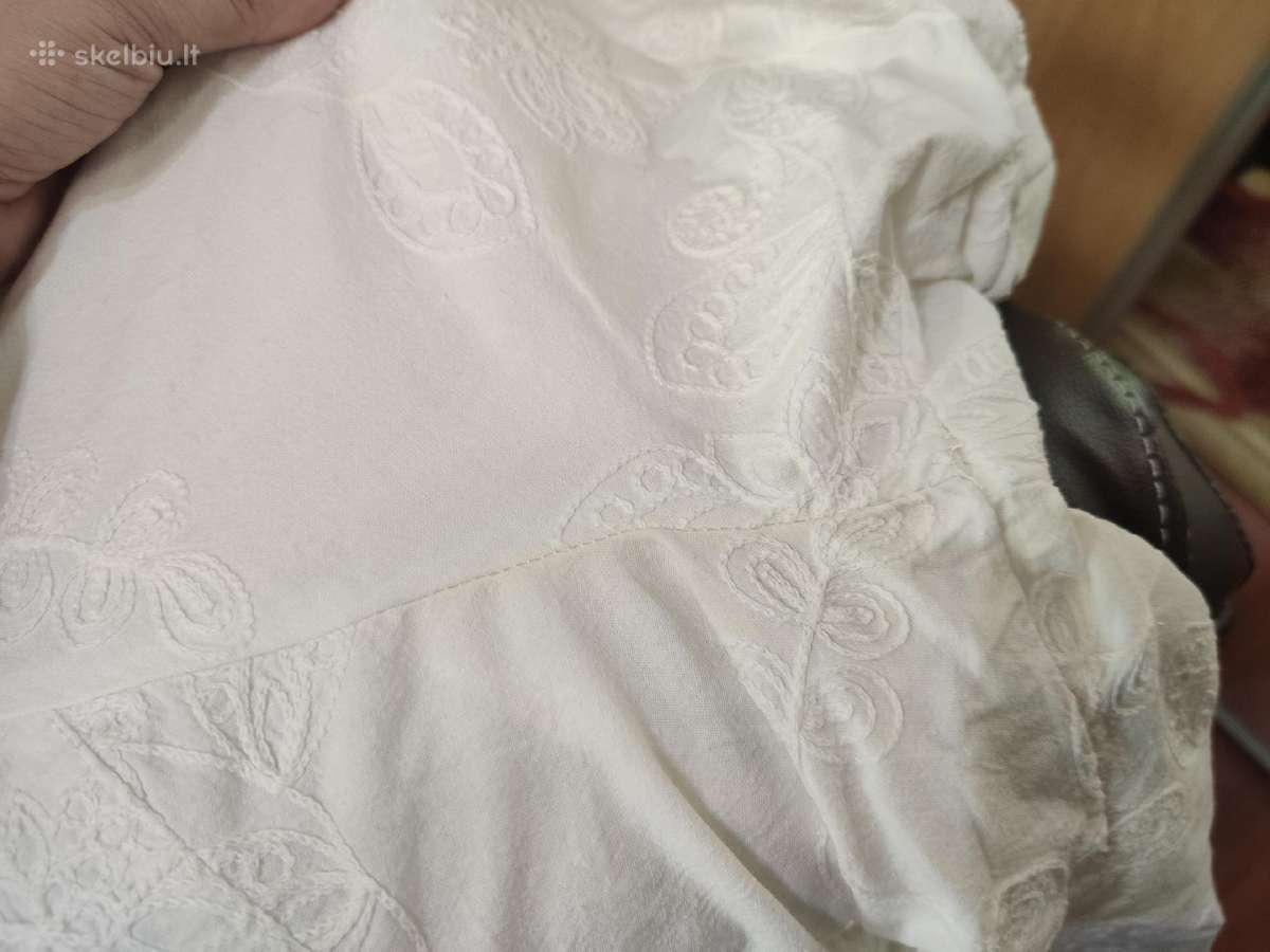 Baltas didesnio dyžio švarkelis 4xl - nuotraukos Nr. 7