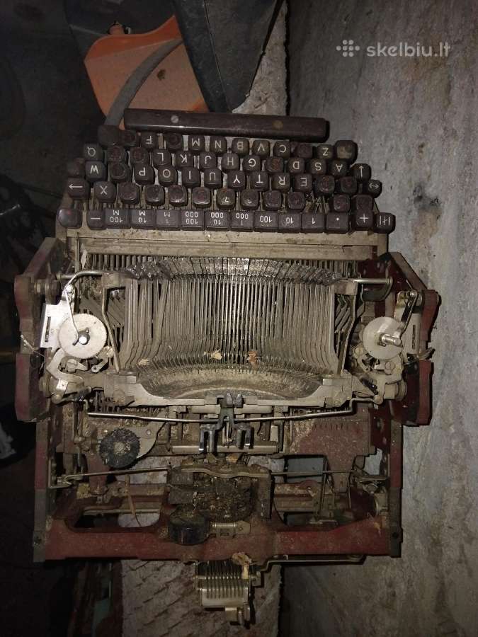 Spausdinimo mašinėlė restauracijai