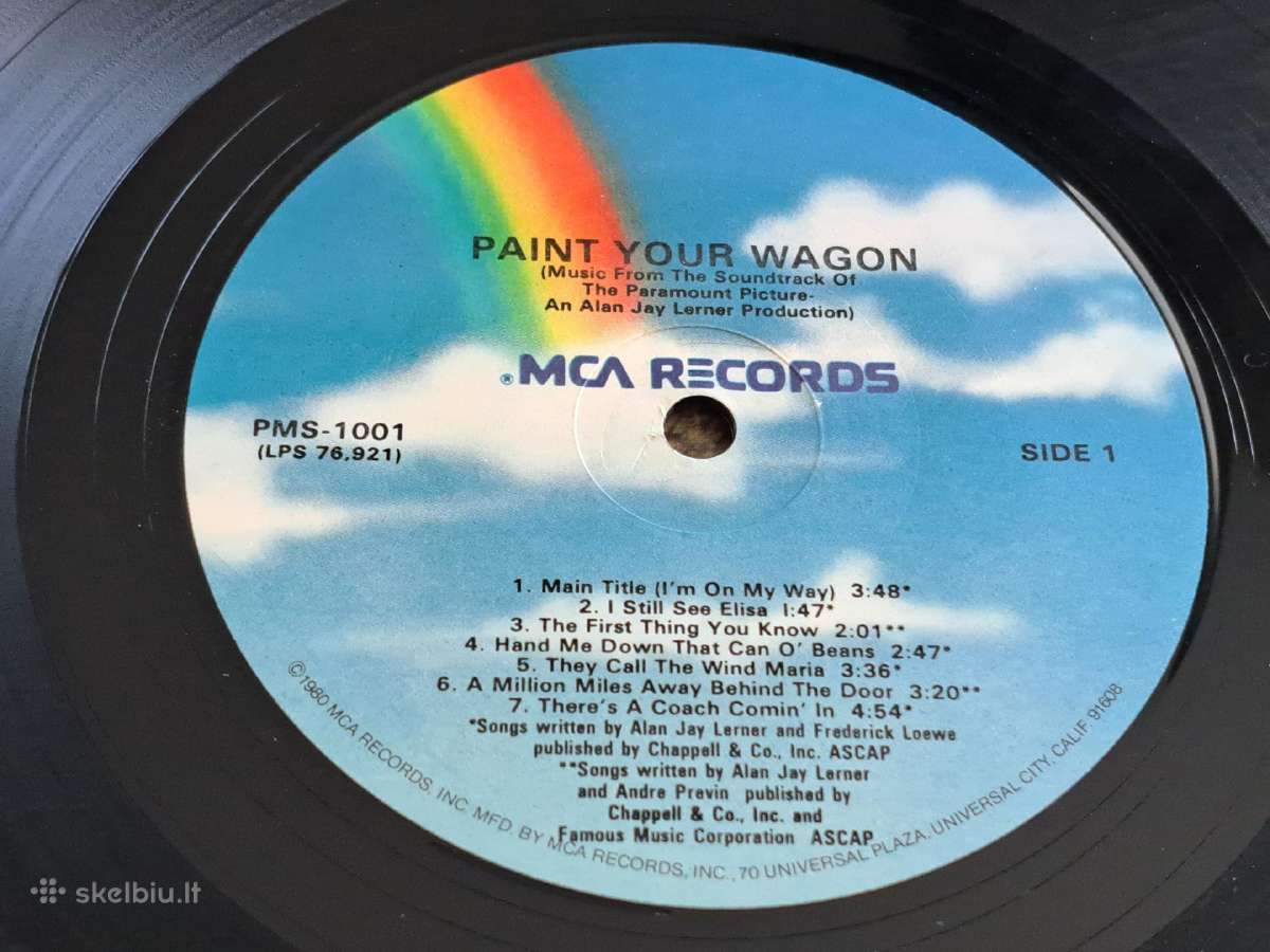 1980 Vinilas Paint Your Wagon U.s.a. - nuotraukos Nr. 8