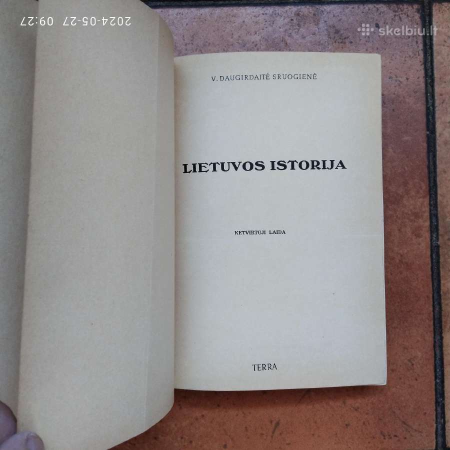 V. Daugirdaitė Sruogienė "Lietuvos istorija" 195? - nuotraukos Nr. 3