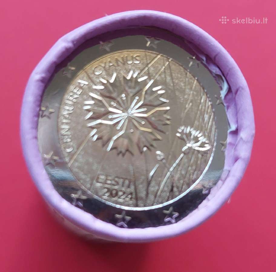 Estija 2024m.2 € “rugiagėlė“-ritinėlis