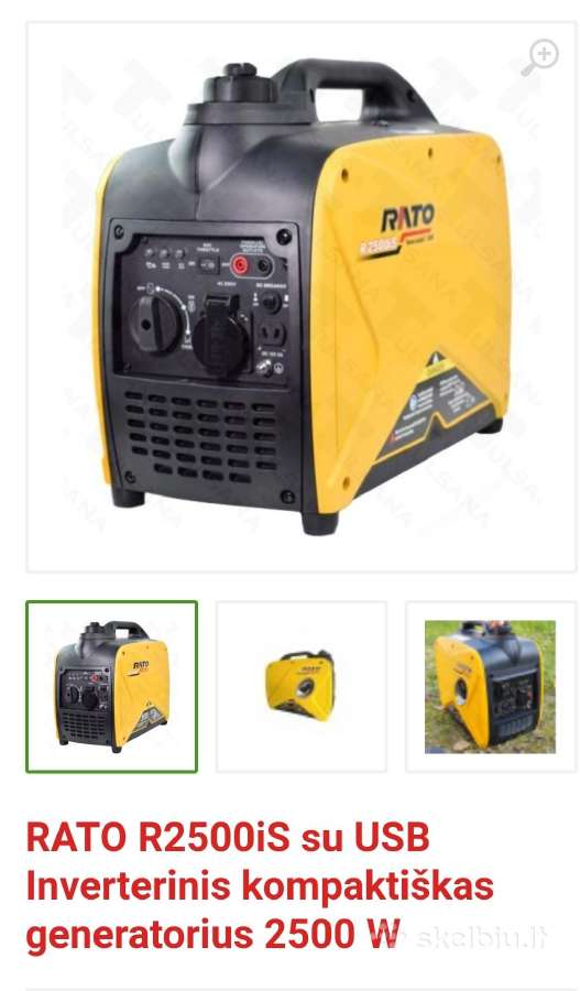 Elektros genrratorius 2.5kw