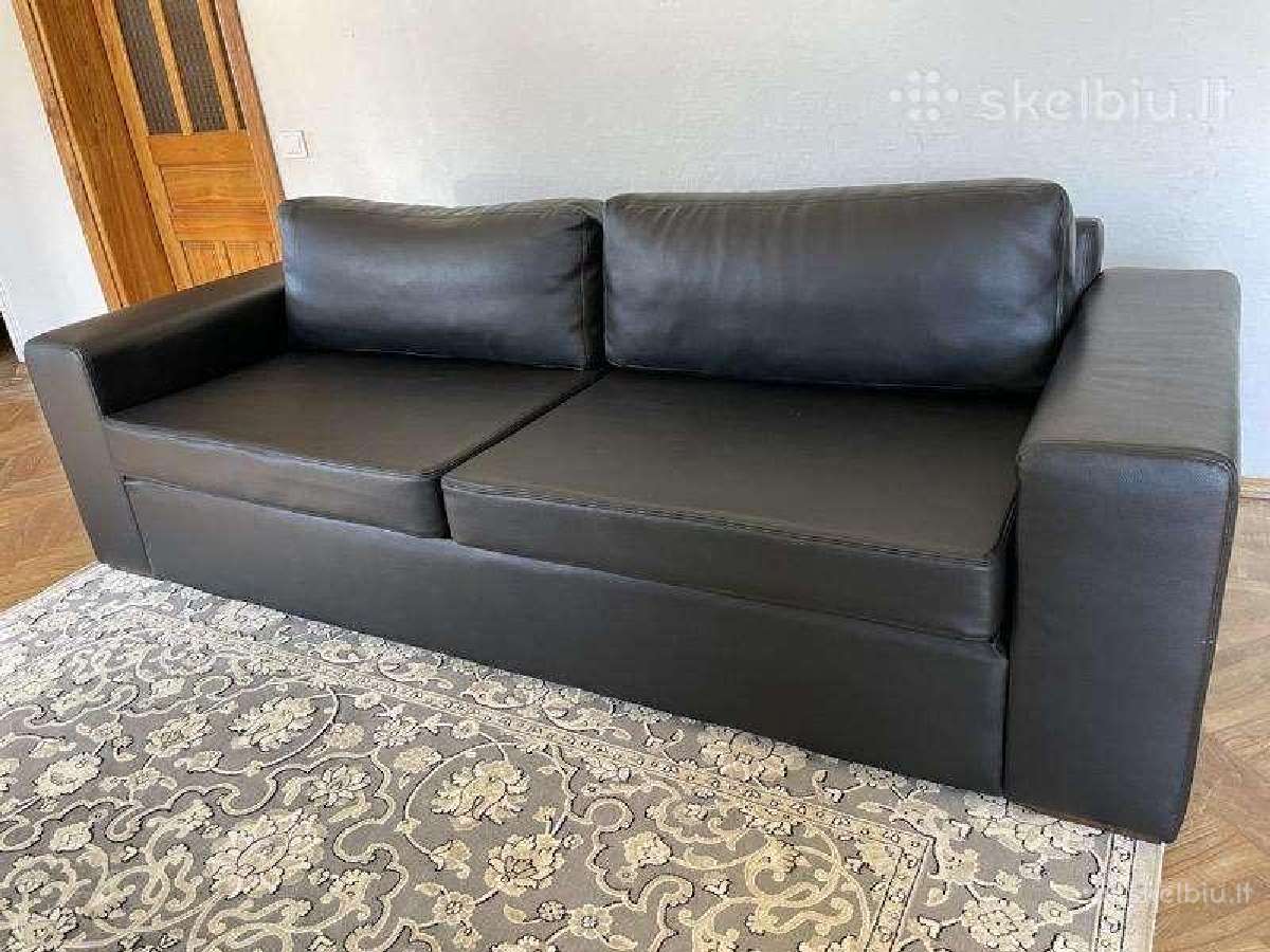 Odinė minkšta sofa-lova