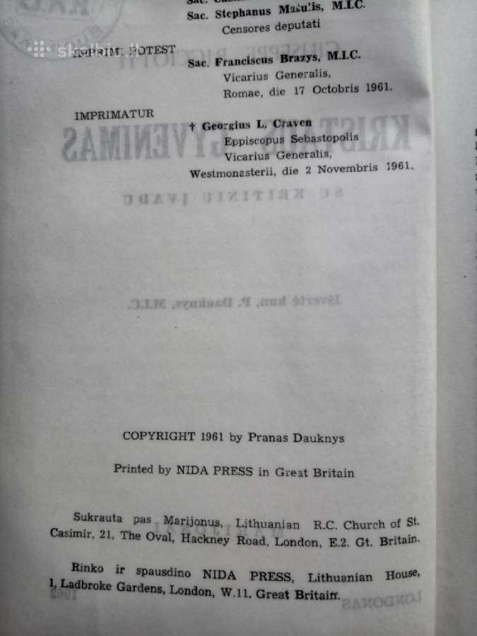 -Giuseppe Ricciotti Kristaus gyvenimas 1962 m. - nuotraukos Nr. 4