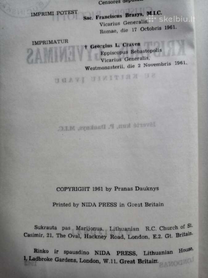 -Giuseppe Ricciotti Kristaus gyvenimas 1962 m. - nuotraukos Nr. 5