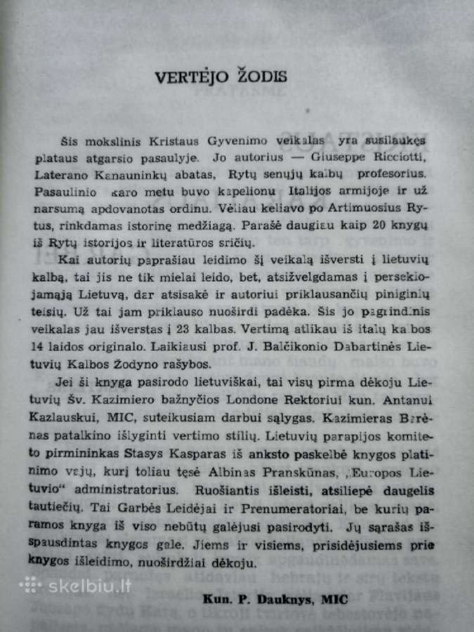 -Giuseppe Ricciotti Kristaus gyvenimas 1962 m. - nuotraukos Nr. 6