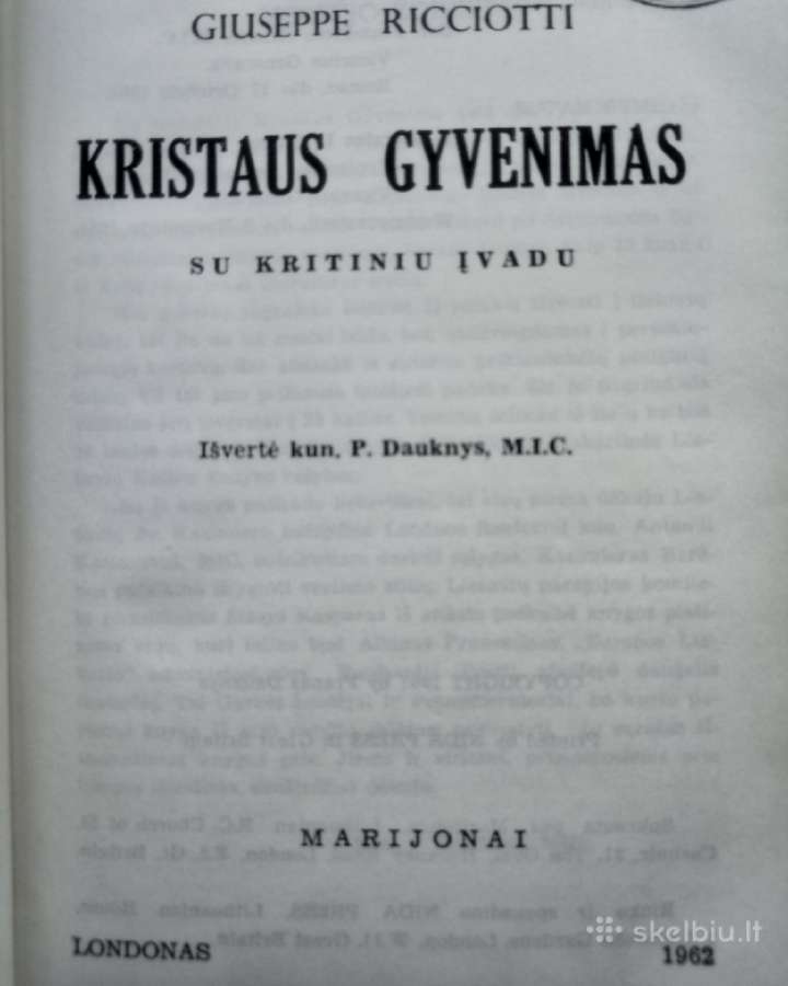 -Giuseppe Ricciotti Kristaus gyvenimas 1962 m. - nuotraukos Nr. 19
