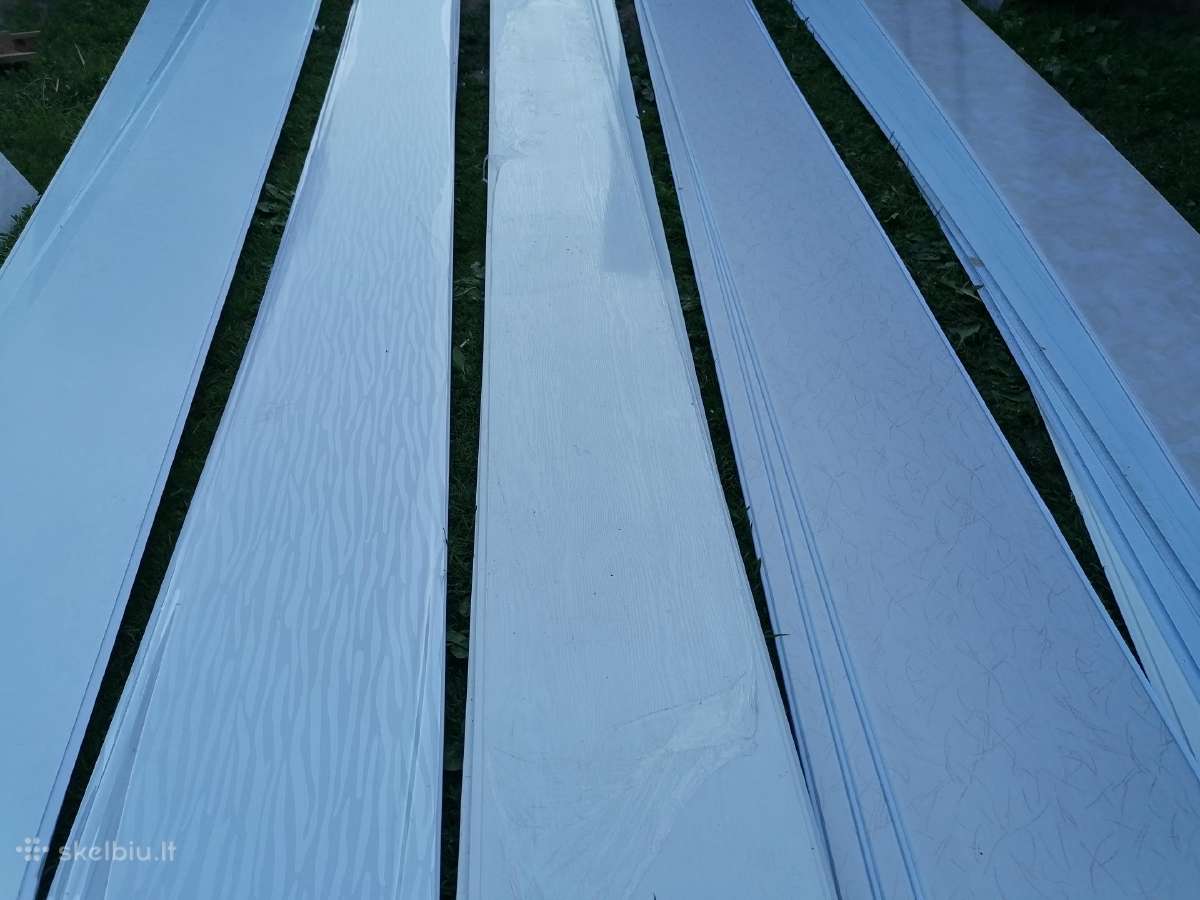 Liko plastikinių dailylenčių, dekoro lapų - nuotraukos Nr. 7