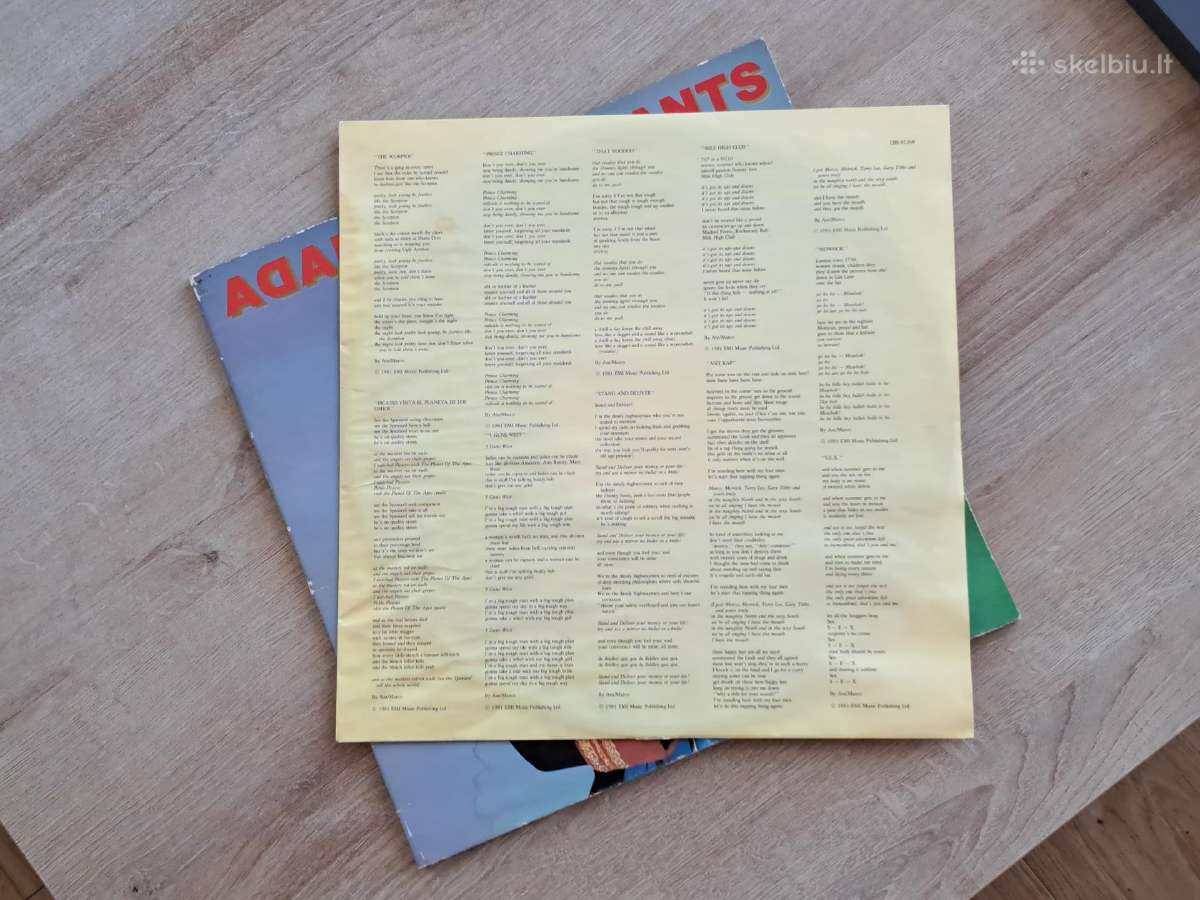 Adam And The Ants ~ Prince Charming,1981, England - nuotraukos Nr. 9