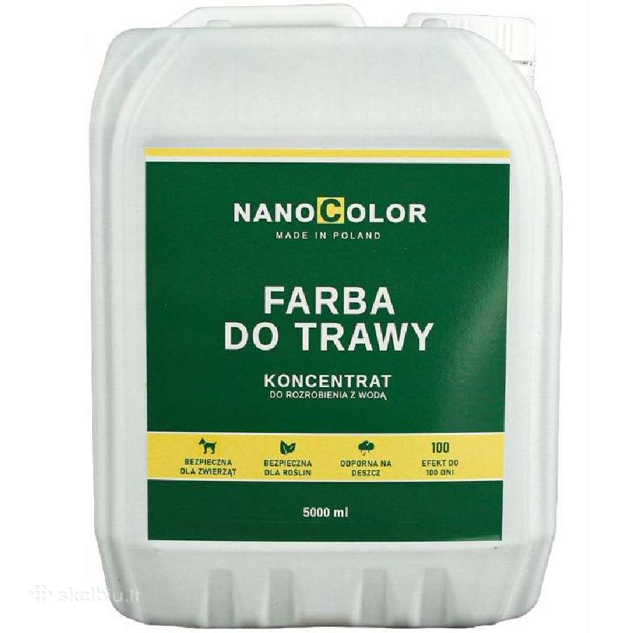 Nanocolor dažai koncentratas žolei, atnaujintojas - nuotraukos Nr. 4